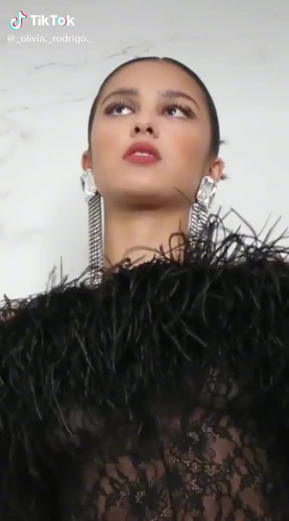 Olivia Rodrigo black suit see through NEW VIDEO