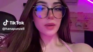 Hanna Punzell masturbating  on bed – Pussy Fingering