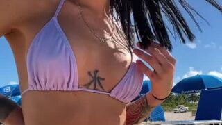 Roselin Llanes Show Off Big BOOBS in Sexy BIkini