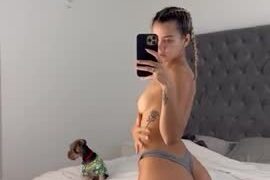 Ashley Serrano onlyfans leak – Topless Show off Lustful body on cam